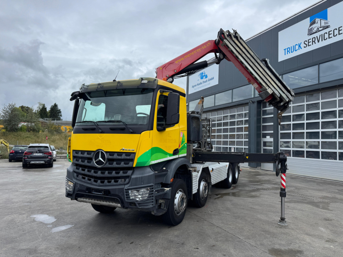 MERCEDES Arocs 3248 8x4 Fassi 315-7 mit Hiab 21T - Camion grue: photos 2 MERCEDES Arocs 3248 8x4 Fassi 315-7 mit Hiab 21T - Camion grue: photos 2