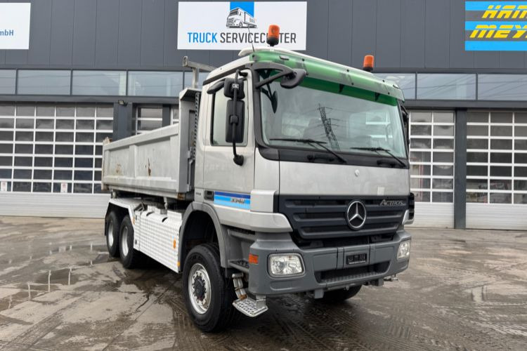 Mercedes-Benz Actros 3348 6x6 Bordmatic - Camion benne: photos 4 Mercedes-Benz Actros 3348 6x6 Bordmatic - Camion benne: photos 4