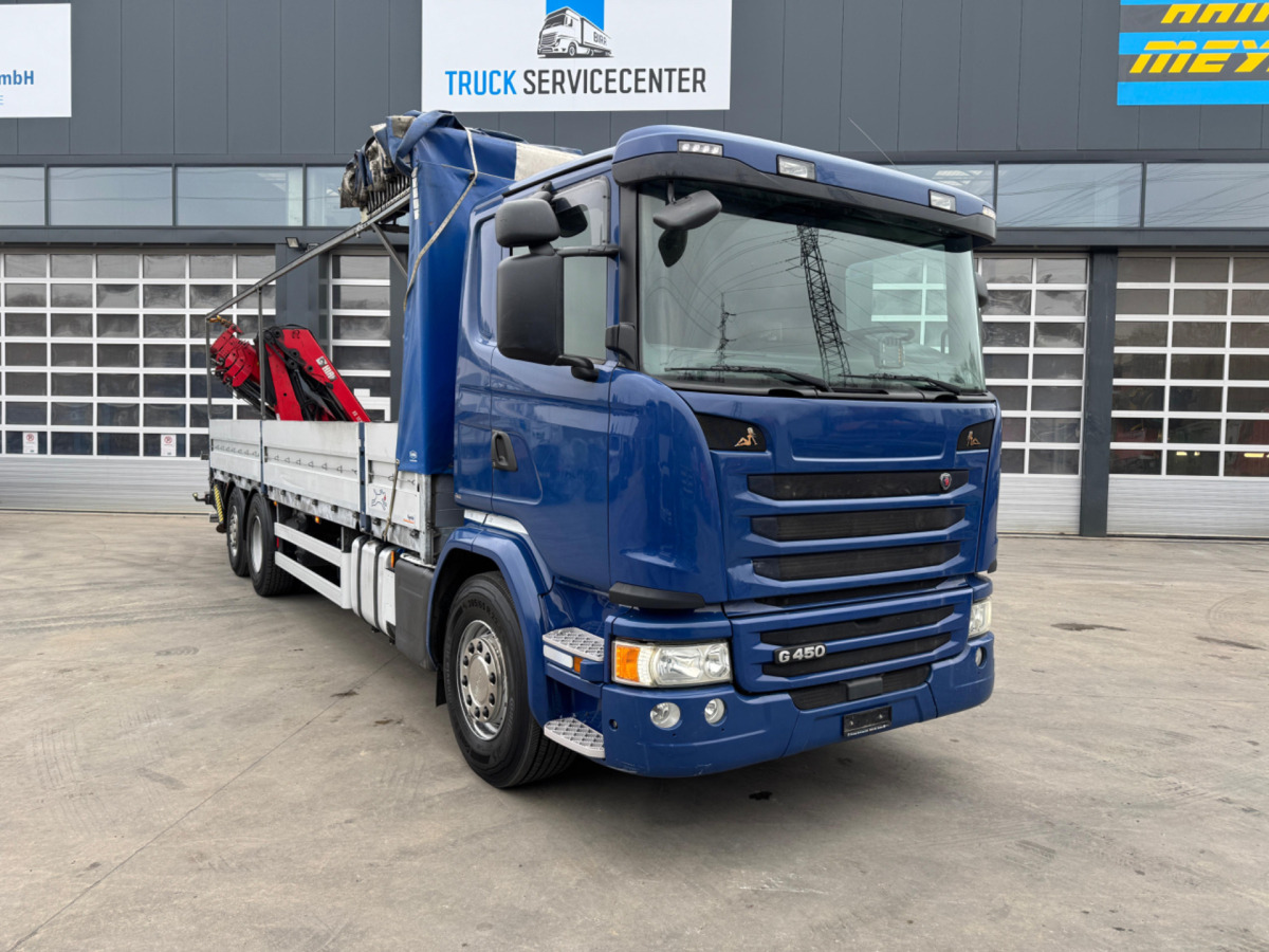SCANIA G450 6x2 Hiab 122-4 - Camion grue: photos 3 SCANIA G450 6x2 Hiab 122-4 - Camion grue: photos 3