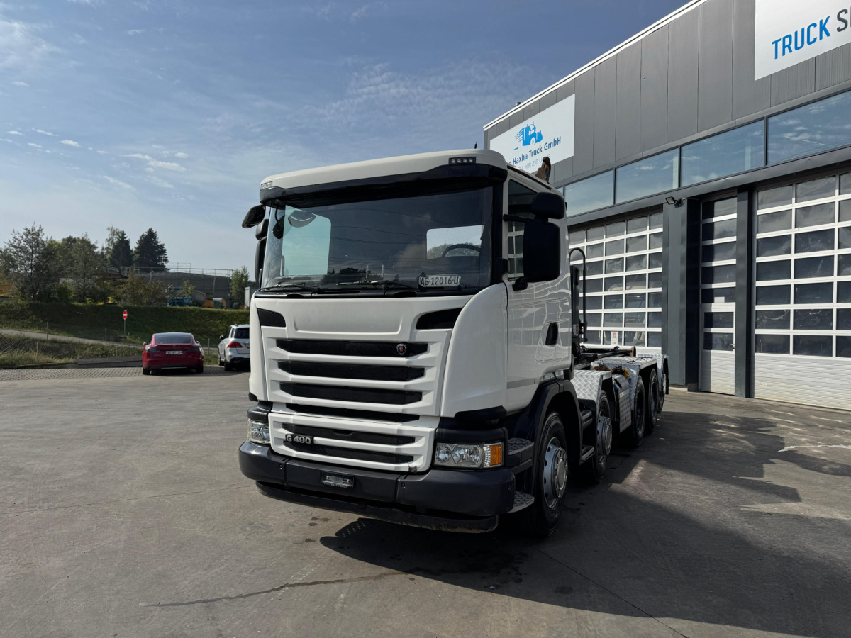 SCANIA G490 10x4 Hiab 26T - Camion ampliroll: photos 1 SCANIA G490 10x4 Hiab 26T - Camion ampliroll: photos 1