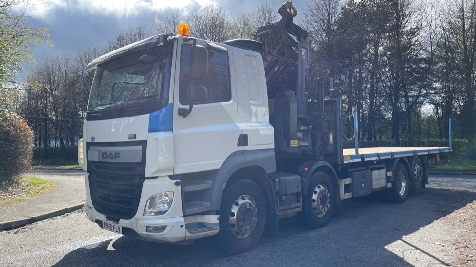 DAF CF 460 - Camion plateau, Camion grue: photos 2 DAF CF 460 - Camion plateau, Camion grue: photos 2
