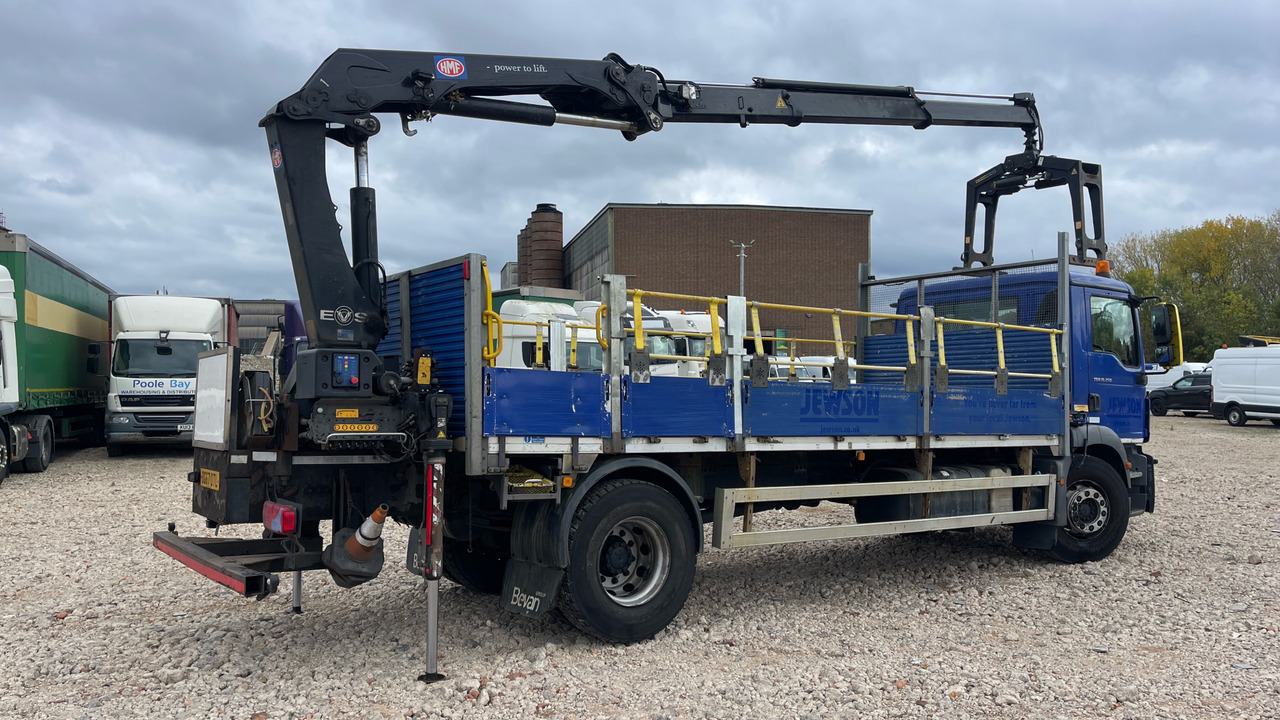 Man TGM 18.250 - Camion plateau, Camion grue: photos 4 Man TGM 18.250 - Camion plateau, Camion grue: photos 4