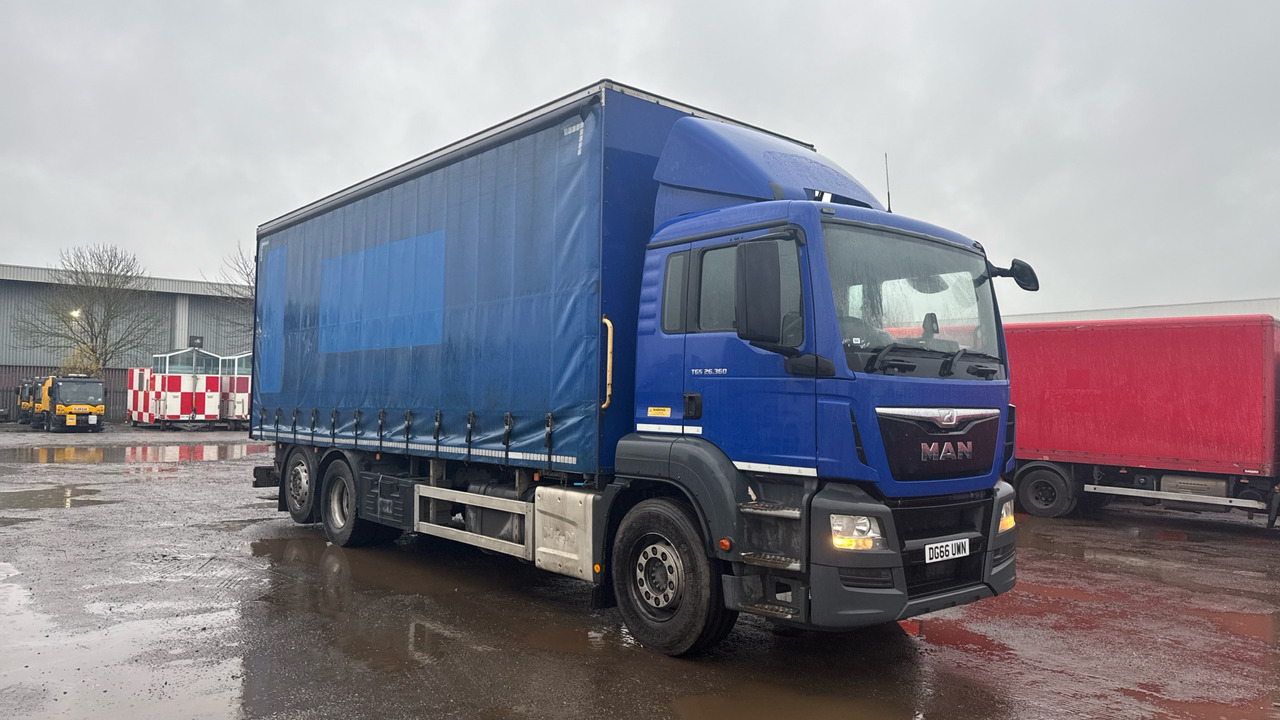 Man TGS 26.360 - Camion à rideaux coulissants: photos 1 Man TGS 26.360 - Camion à rideaux coulissants: photos 1