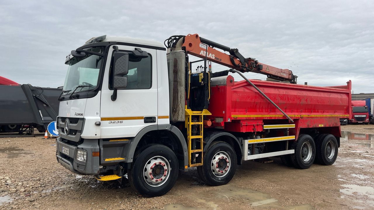 Mercedes-Benz Actros 3236 - Camion benne, Camion grue: photos 2 Mercedes-Benz Actros 3236 - Camion benne, Camion grue: photos 2