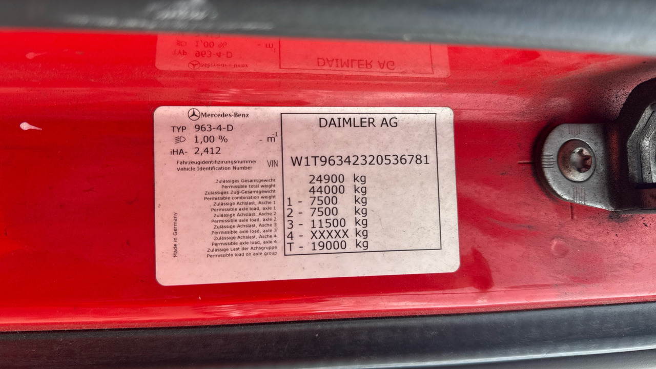 Tracteur routier MERCEDES-BENZ ACTROS  2545: photos 12 Tracteur routier MERCEDES-BENZ ACTROS  2545: photos 12