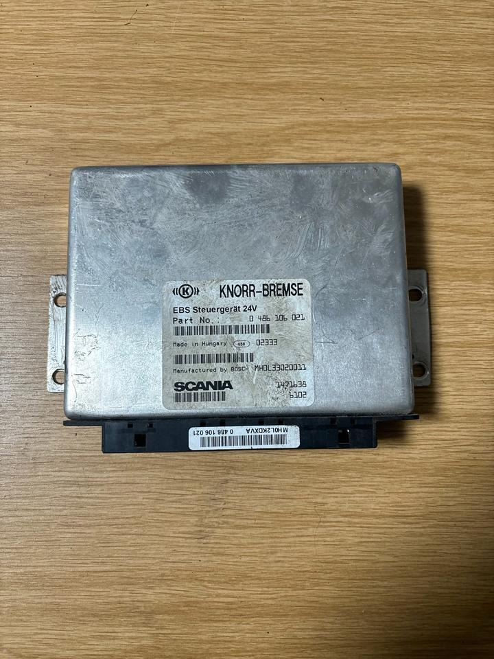 SCANIA KNORR-BREMSE EBS Steuergerät 0486106021 - Bloc de gestion pour Camion: photos 1 SCANIA KNORR-BREMSE EBS Steuergerät 0486106021 - Bloc de gestion pour Camion: photos 1