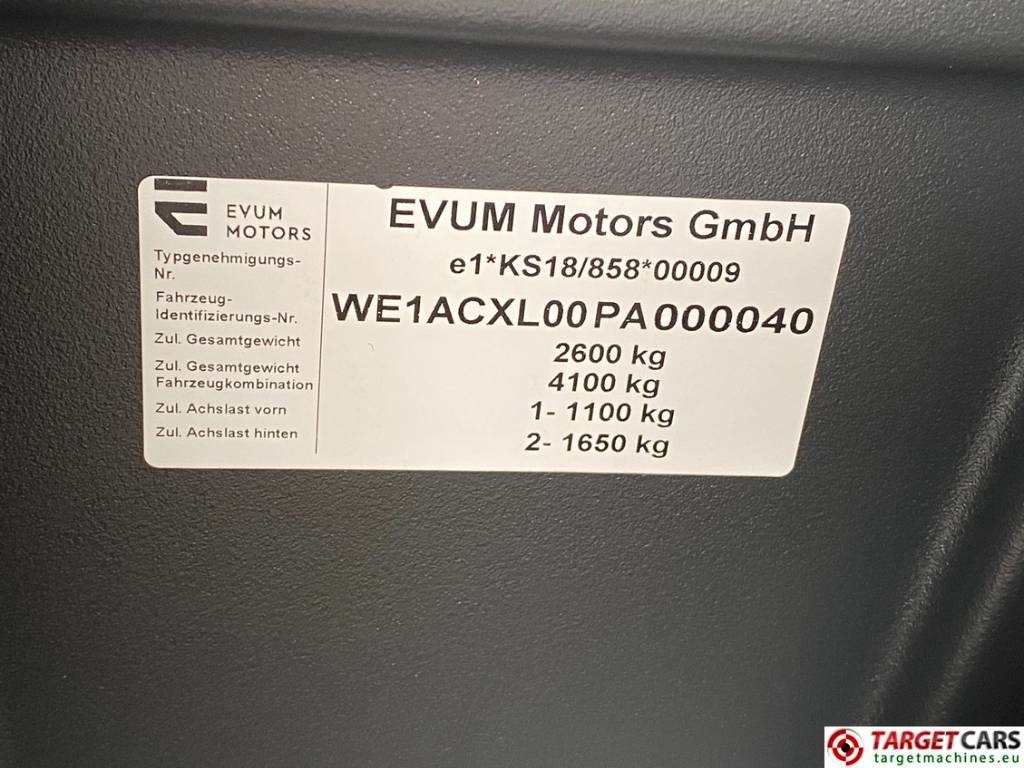 Camion plateau, Utilitaire électrique compact neuf Evum ACar Electric UTV 4x4 Open Platform XL Van: photos 11