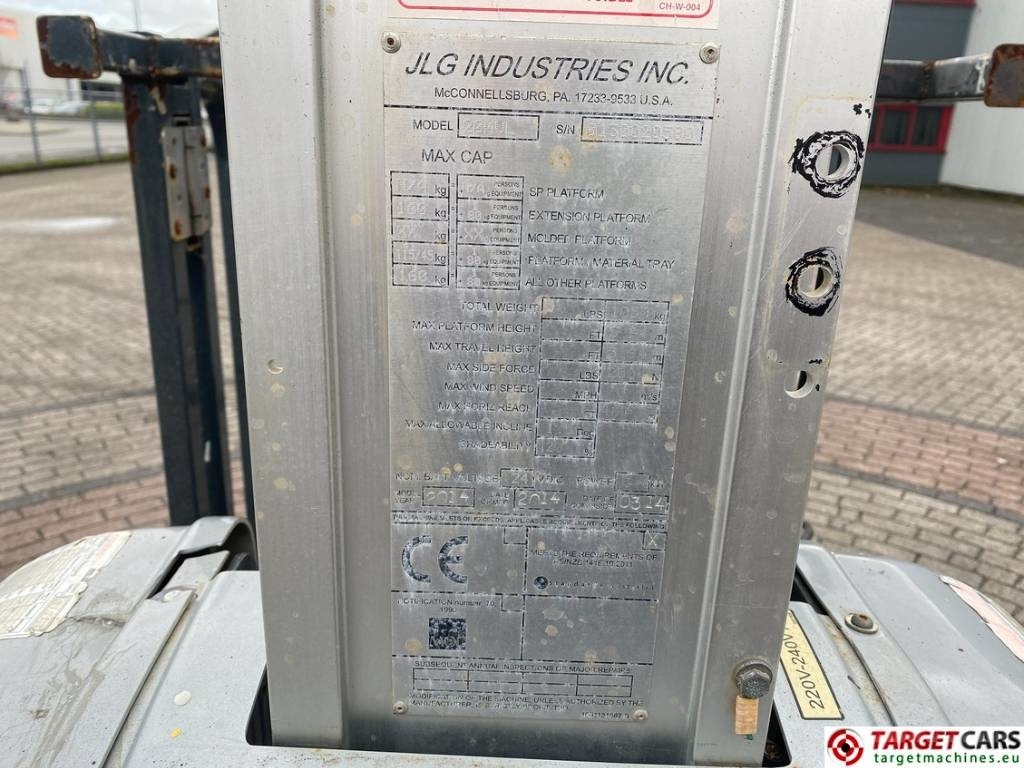 Nacelle à mât vertical JLG 20MVL Electric Vertical Mast Work Lift 794cm: photos 10