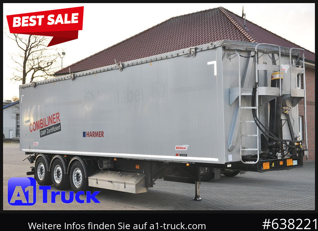 BENALU Kombiliner Gülle Tank + Kipper fest34m³ flüssig 26m³, Tüv neu, - Semi-remorque citerne: photos 1 BENALU Kombiliner Gülle Tank + Kipper fest34m³ flüssig 26m³, Tüv neu, - Semi-remorque citerne: photos 1