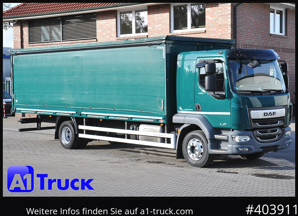 DAF LF 290, Klima, zul. GG 16.000kg, 1 Vorbesitzer - Camion plateau: photos 1 DAF LF 290, Klima, zul. GG 16.000kg, 1 Vorbesitzer - Camion plateau: photos 1
