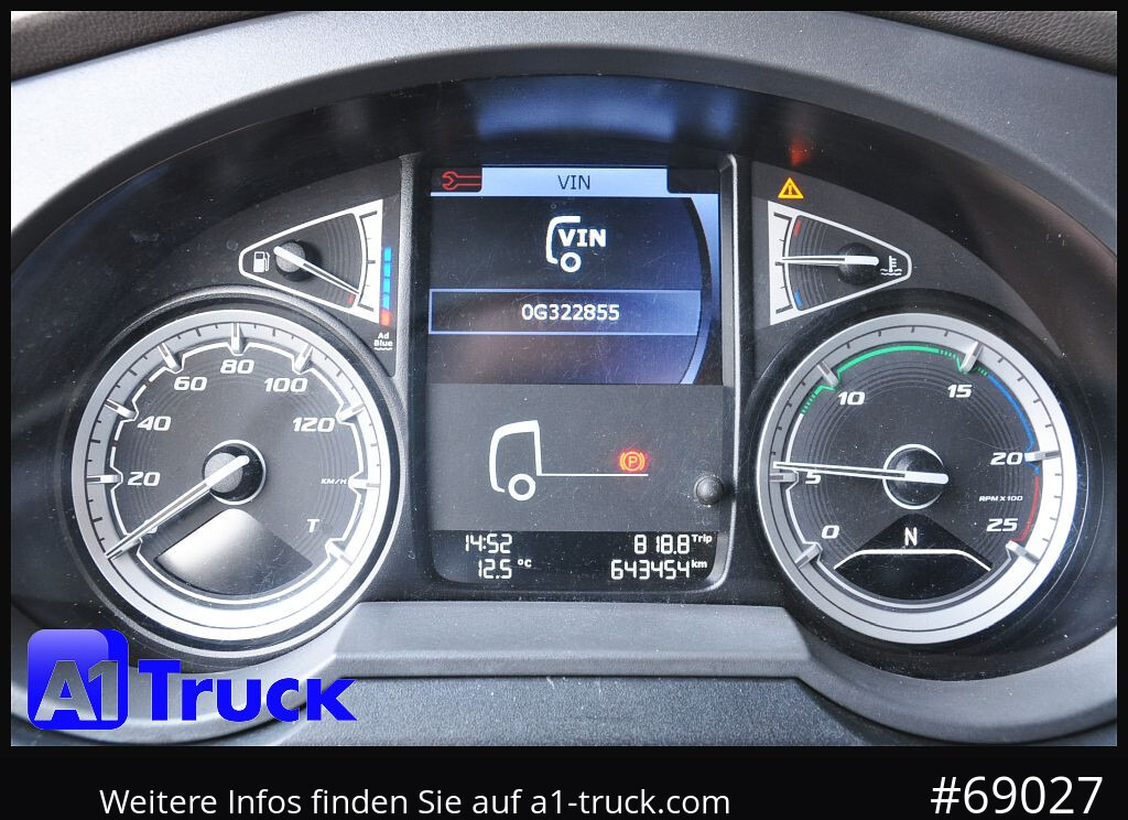DAF XF 480 FAN Intarder LBW 2t. Lenkachse Steering - Camion porte-conteneur/ Caisse mobile: photos 4 DAF XF 480 FAN Intarder LBW 2t. Lenkachse Steering - Camion porte-conteneur/ Caisse mobile: photos 4