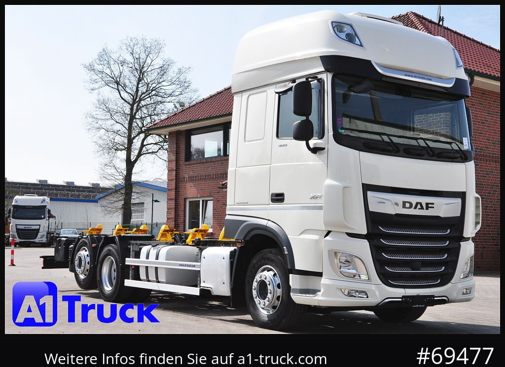 DAF XF 480 Intarder, Multiwechsler 2x AHK - Camion porte-conteneur/ Caisse mobile: photos 1 DAF XF 480 Intarder, Multiwechsler 2x AHK - Camion porte-conteneur/ Caisse mobile: photos 1