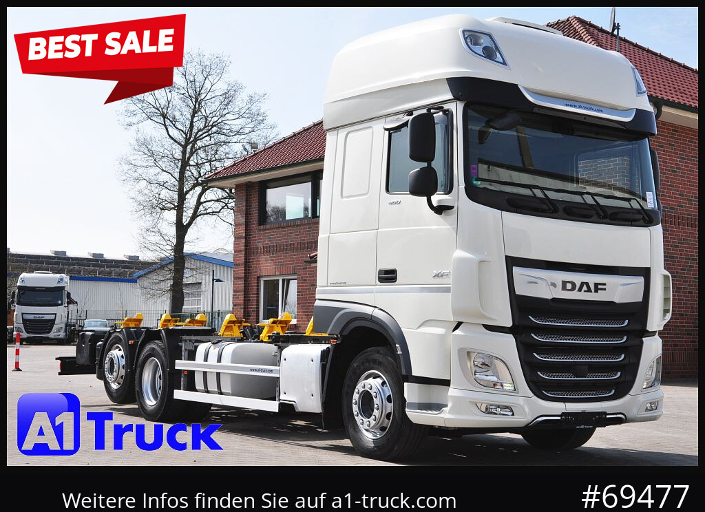 DAF XF 480 Intarder, Multiwechsler 2x AHK, TÜV 10-2026 - Châssis cabine: photos 1 DAF XF 480 Intarder, Multiwechsler 2x AHK, TÜV 10-2026 - Châssis cabine: photos 1