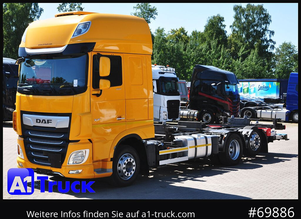 Camion porte-conteneur/ Caisse mobile DAF XF 480, MultiBDF, 7,45, Standklima, LBW,: photos 13