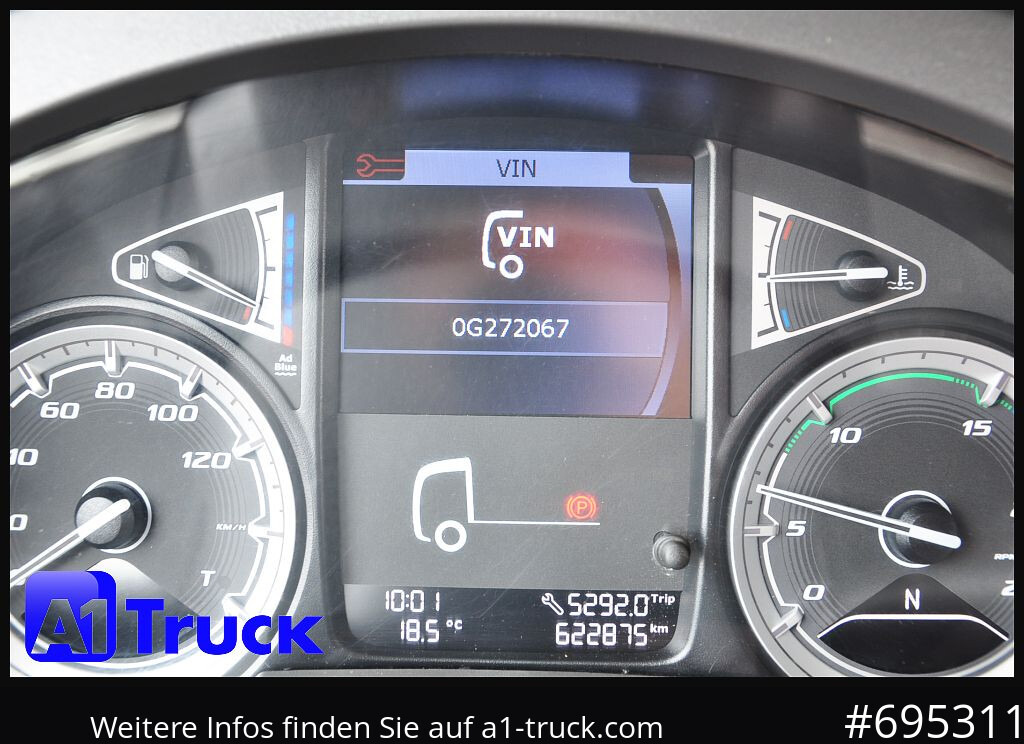 DAF XF 480 SSC, Jumbozug, Lenkachse, Standklima, 120m³ - Camion à rideaux coulissants: photos 4 DAF XF 480 SSC, Jumbozug, Lenkachse, Standklima, 120m³ - Camion à rideaux coulissants: photos 4