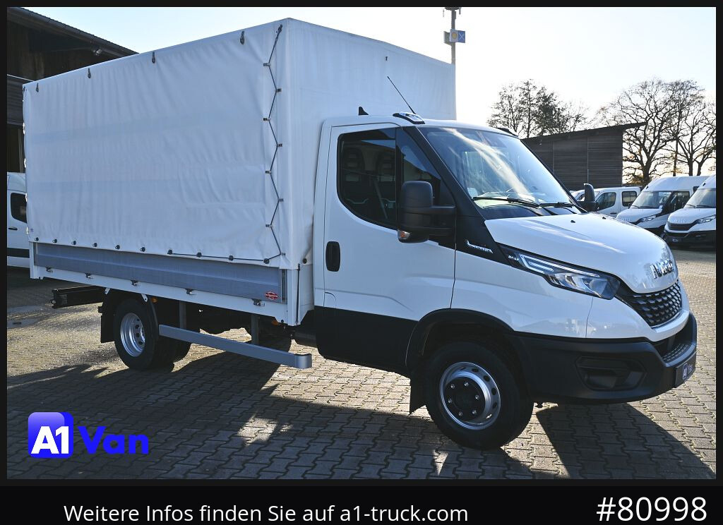 IVECO Daily 72C18 A8V Pritsche/Plane, Tempomat, AHK, Klima - Utilitaire rideaux coulissants (PLSC): photos 1 IVECO Daily 72C18 A8V Pritsche/Plane, Tempomat, AHK, Klima - Utilitaire rideaux coulissants (PLSC): photos 1