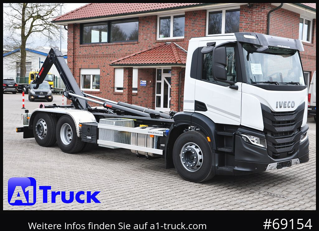 IVECO X-Way AD280X42, HIAB Multilift, Lenk- Liftachse, - Camion ampliroll: photos 1 IVECO X-Way AD280X42, HIAB Multilift, Lenk- Liftachse, - Camion ampliroll: photos 1