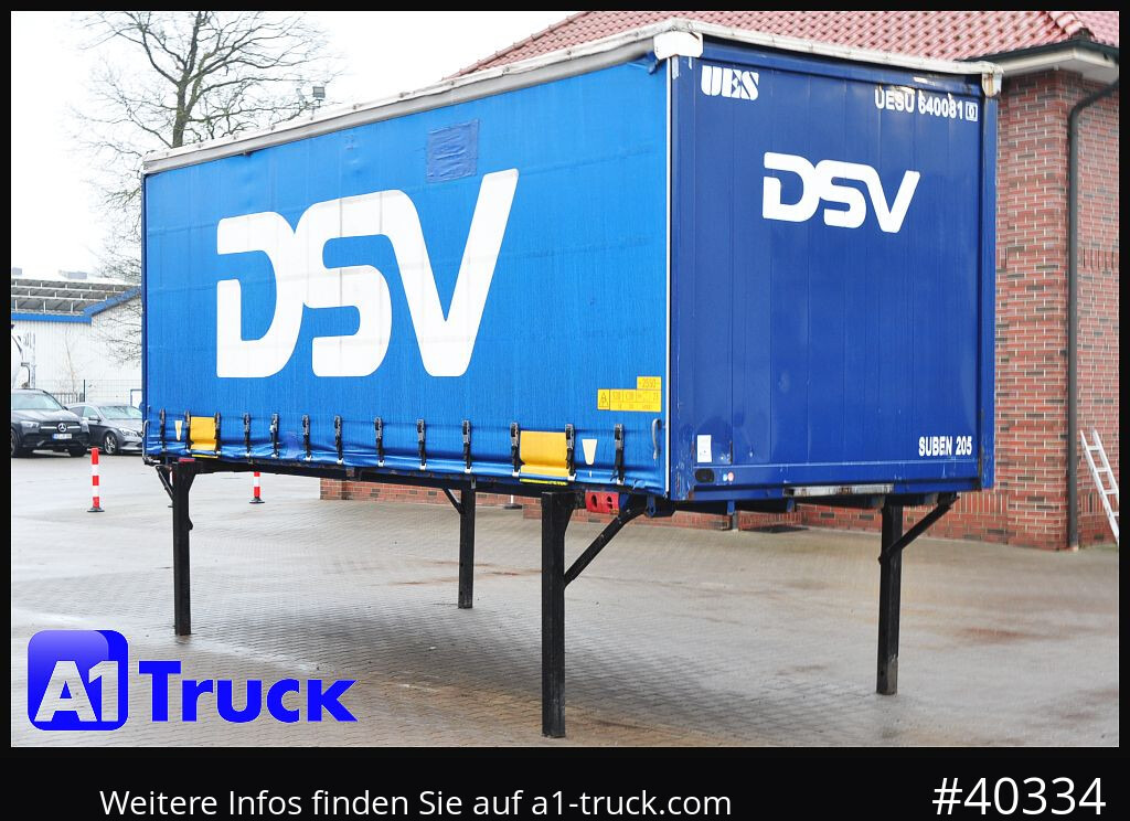 KRONE 7.45 BDF Wechselbrücke, Schiebeplane - Carrosserie bâchee: photos 1 KRONE 7.45 BDF Wechselbrücke, Schiebeplane - Carrosserie bâchee: photos 1