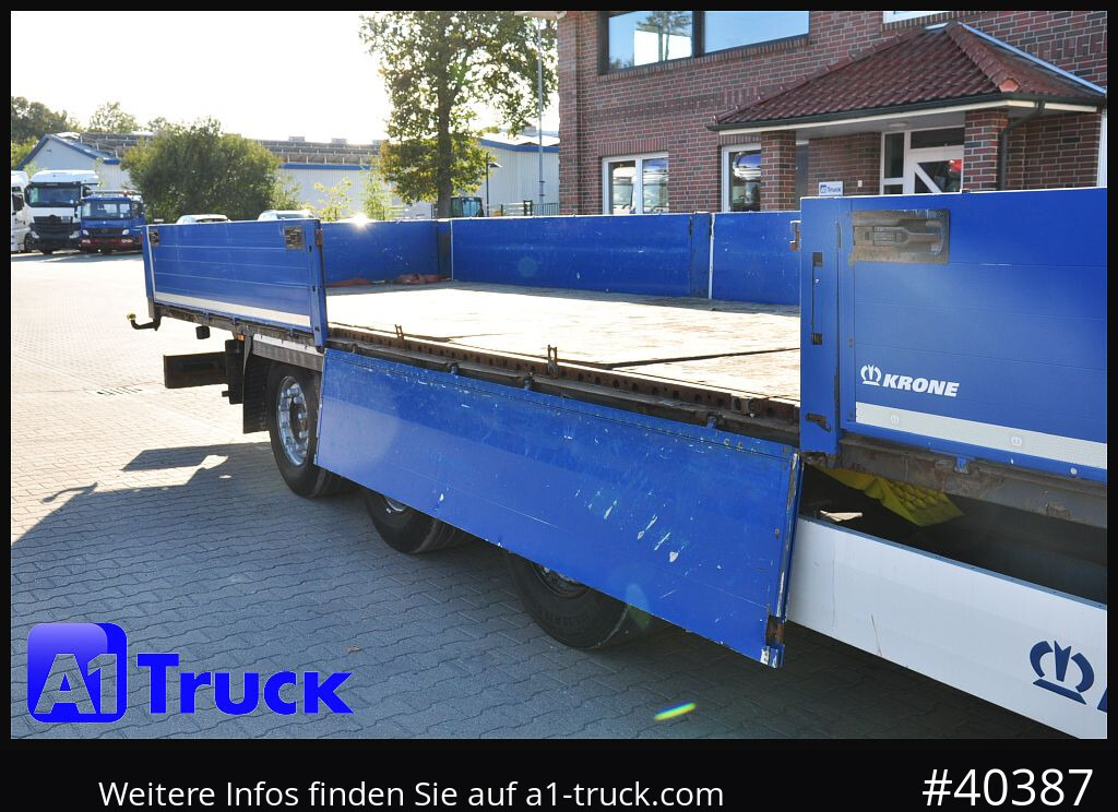 KRONE Mega, Pritsche, 1 Vorbesitzer, TÜV 01-2026, Staplerhalterung - Semi-remorque plateau: photos 2 KRONE Mega, Pritsche, 1 Vorbesitzer, TÜV 01-2026, Staplerhalterung - Semi-remorque plateau: photos 2