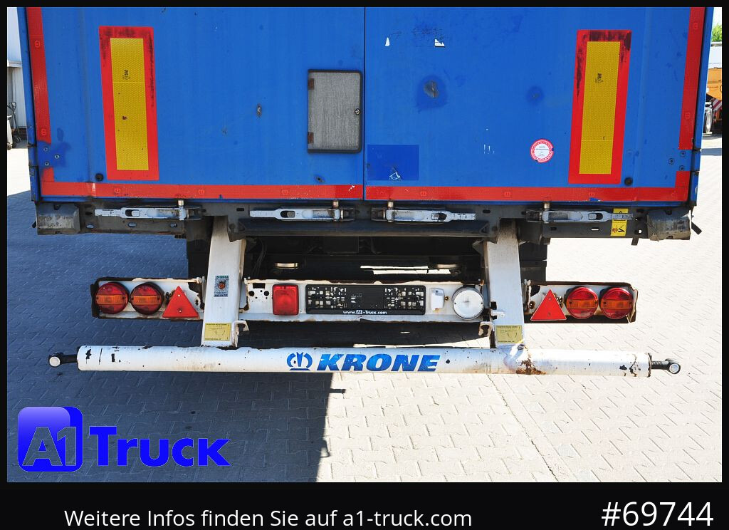 KRONE SD Tautliner, Code XL, BPW, Rahmen ist gut - Semi-remorque rideaux coulissants: photos 5 KRONE SD Tautliner, Code XL, BPW, Rahmen ist gut - Semi-remorque rideaux coulissants: photos 5
