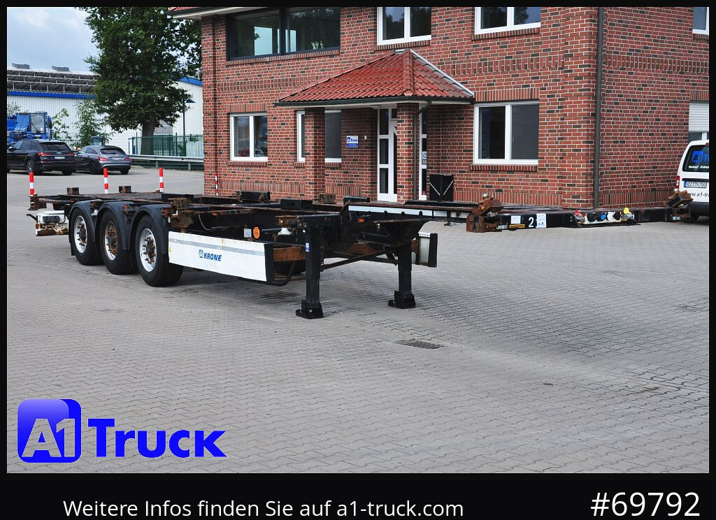 KRONE SDC, Containerchassis, 2x20/30/40 - Semi-remorque porte-conteneur/ Caisse mobile: photos 1 KRONE SDC, Containerchassis, 2x20/30/40 - Semi-remorque porte-conteneur/ Caisse mobile: photos 1