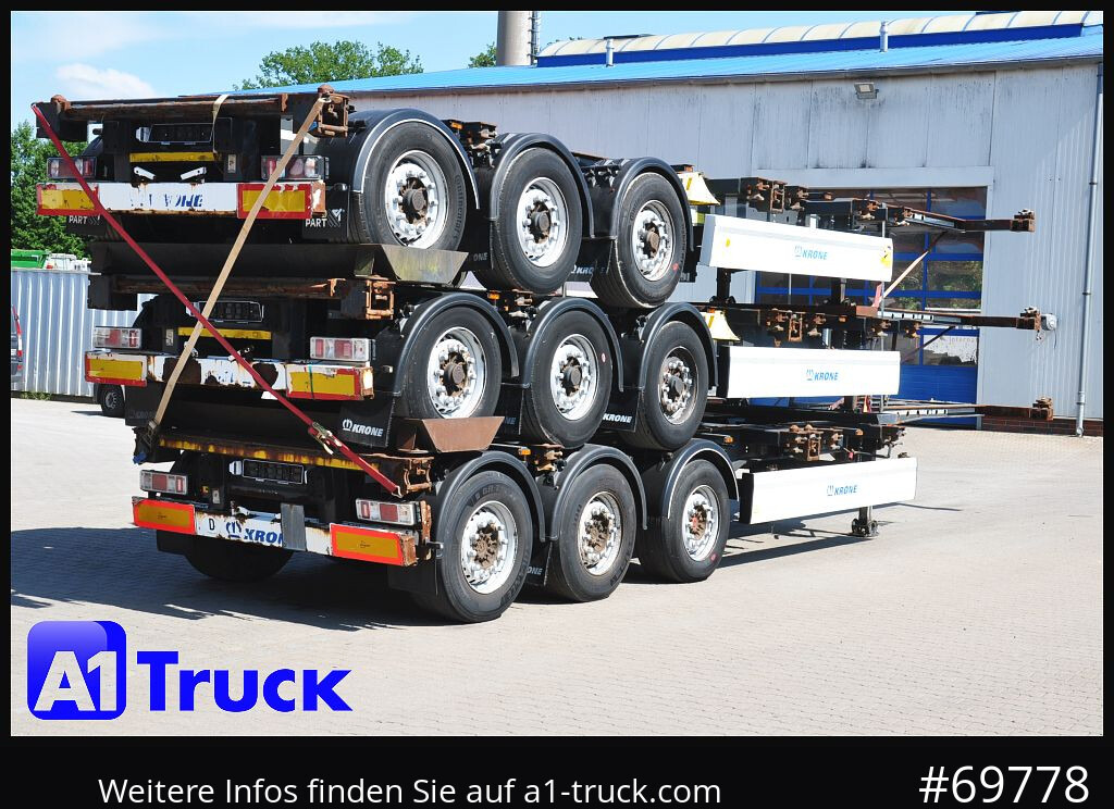 KRONE SDC, Containerchassis, 3 erPaket, 2x20/30/40/45, - Semi-remorque porte-conteneur/ Caisse mobile: photos 3 KRONE SDC, Containerchassis, 3 erPaket, 2x20/30/40/45, - Semi-remorque porte-conteneur/ Caisse mobile: photos 3