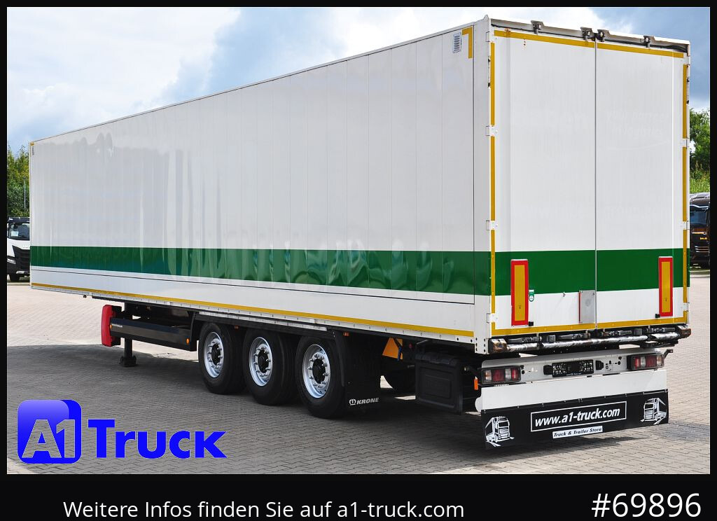 Semi-remorque fourgon KRONE SDK 27, Koffer, 1 Vorbesitzer, Doppelstock, TÜV 11-2025: photos 12