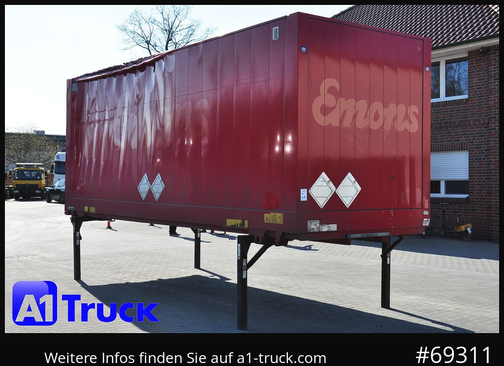 KRONE WB BDF 7,45 Koffer, 2770mm innen, beschädigt - Carrosserie fourgon: photos 1 KRONE WB BDF 7,45 Koffer, 2770mm innen, beschädigt - Carrosserie fourgon: photos 1