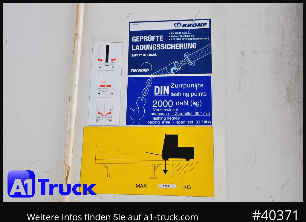 KRONE Wechselbrücke 7,45 neue Plane, Bordwand - Carrosserie bâchee: photos 3 KRONE Wechselbrücke 7,45 neue Plane, Bordwand - Carrosserie bâchee: photos 3