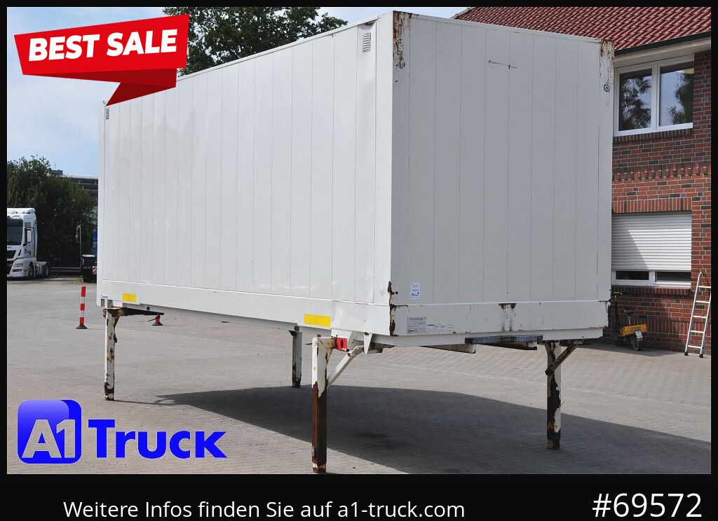 KRONE Wechselbrücke BDF 7,45 Koffer, Textil 2750mm innen, 20 x vorhanden - Carrosserie fourgon: photos 1 KRONE Wechselbrücke BDF 7,45 Koffer, Textil 2750mm innen, 20 x vorhanden - Carrosserie fourgon: photos 1