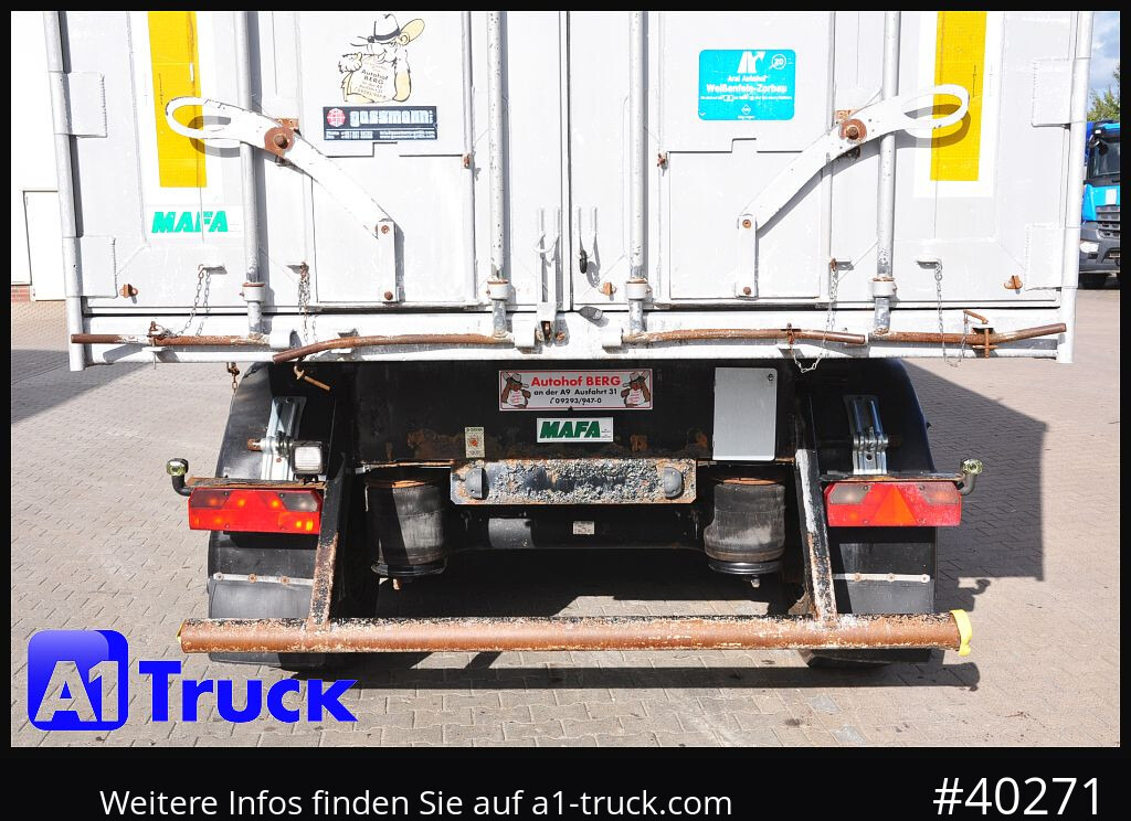 MAFA Alu-Kippmulde, 50m³, Liftachse, Getreiderschieber, - Semi-remorque benne: photos 5 MAFA Alu-Kippmulde, 50m³, Liftachse, Getreiderschieber, - Semi-remorque benne: photos 5