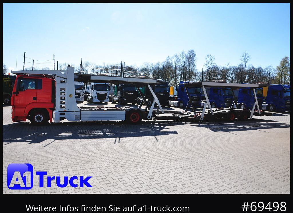 Camion porte-voitures MAN 18.400 TGX, Autotransporter Kässbohrer,: photos 11