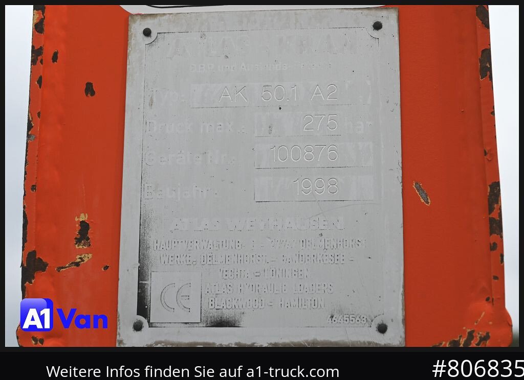 MAN TGL 8.180 Kipper Kran, Meiller, Atlas, AHK - Camion benne, Camion grue: photos 4 MAN TGL 8.180 Kipper Kran, Meiller, Atlas, AHK - Camion benne, Camion grue: photos 4