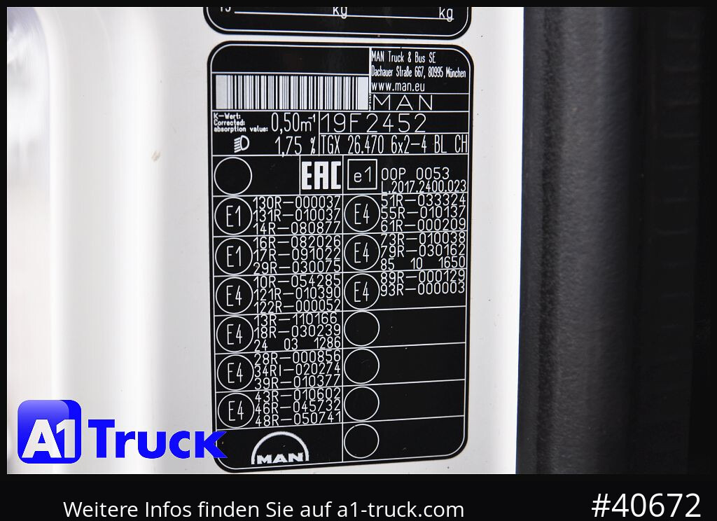 Camion ampliroll MAN TGS 26.470 BL, Meiller RS 21.70, Lenkachse,: photos 13