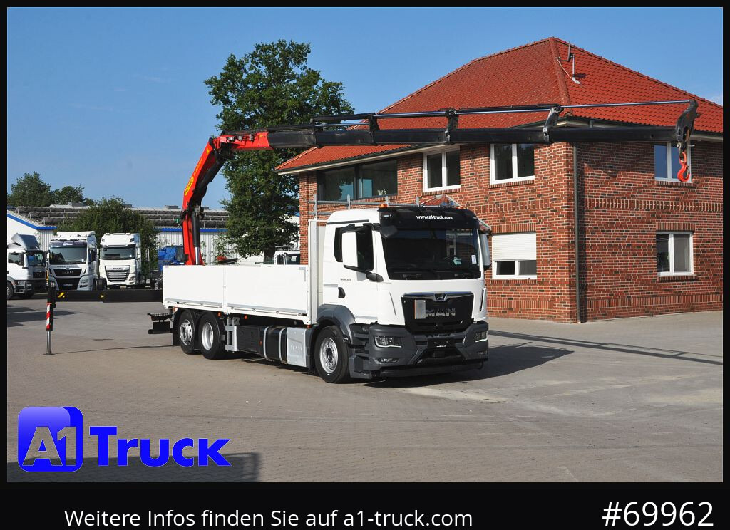 MAN TGS 26.470, Kran PK22.002, 15m, - Camion grue, Camion plateau: photos 1 MAN TGS 26.470, Kran PK22.002, 15m, - Camion grue, Camion plateau: photos 1