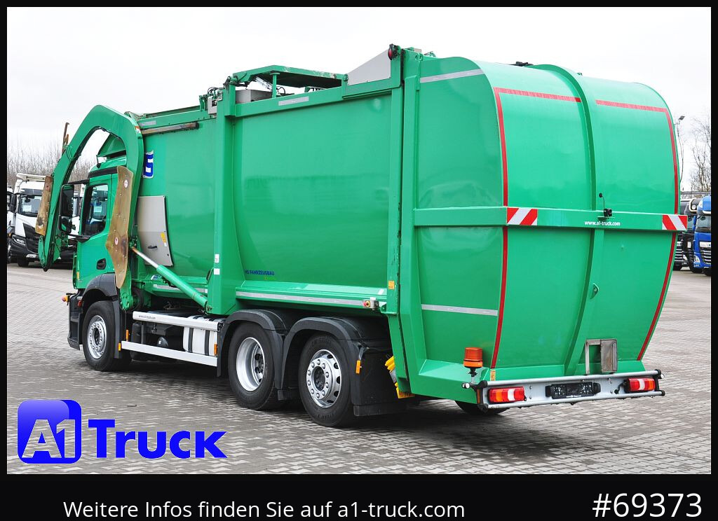 Benne à ordures ménagères pour transport de déchets MERCEDES-BENZ Antos 2533, HS Millenium XXL37 Überkopflader,: photos 10