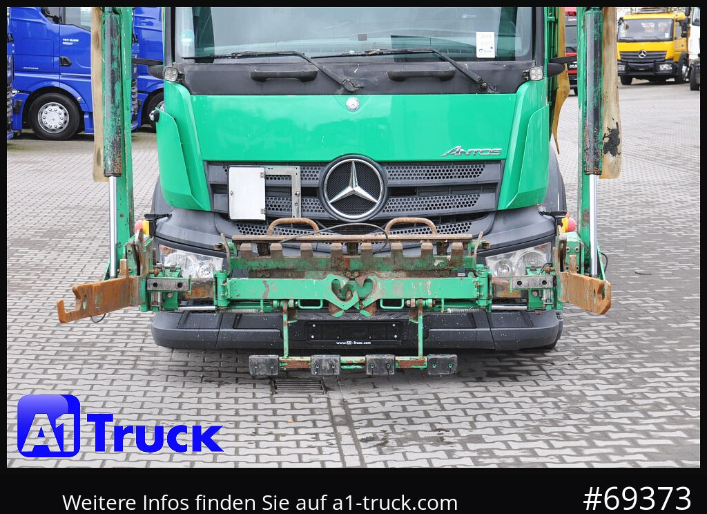 Benne à ordures ménagères pour transport de déchets MERCEDES-BENZ Antos 2533, HS Millenium XXL37 Überkopflader,: photos 12