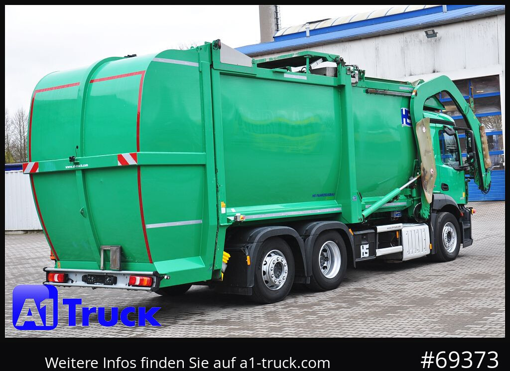 Benne à ordures ménagères pour transport de déchets MERCEDES-BENZ Antos 2533, HS Millenium XXL37 Überkopflader,: photos 8