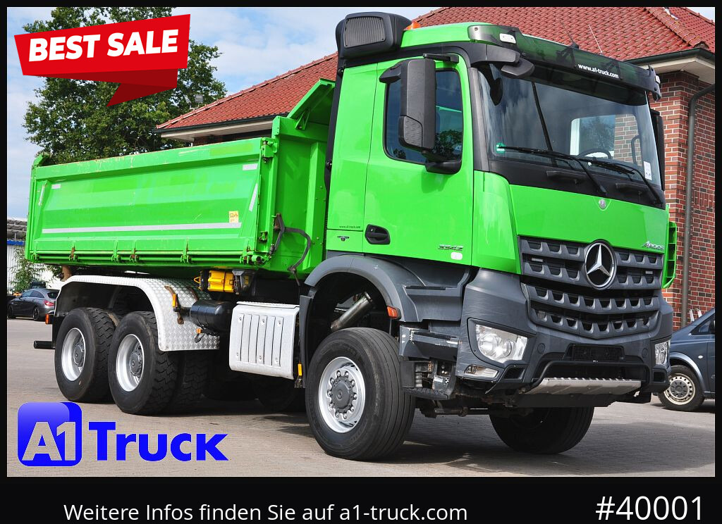 MERCEDES-BENZ Arcos 3342 BB, 6X6 Meiller Bordmatik - Camion benne: photos 1 MERCEDES-BENZ Arcos 3342 BB, 6X6 Meiller Bordmatik - Camion benne: photos 1