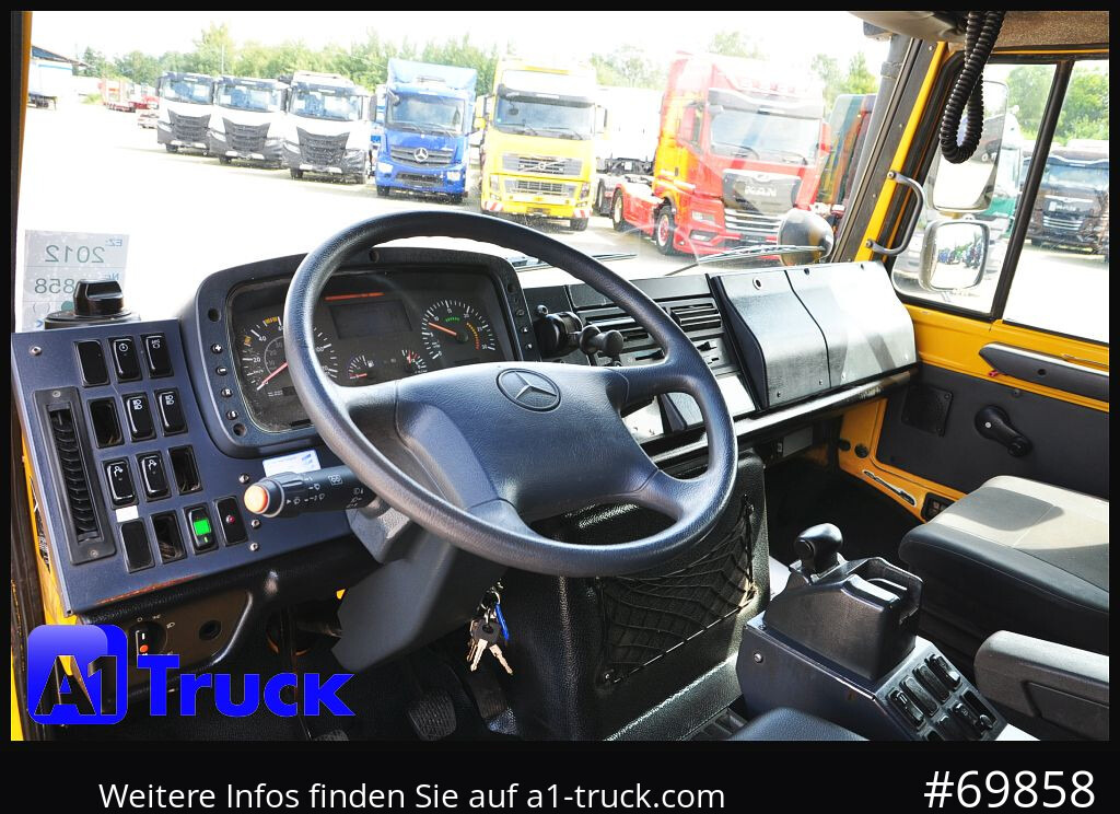 MERCEDES-BENZ Unimog U 5000 437/45 Kran Doka 6 Sitze - Camion grue: photos 3 MERCEDES-BENZ Unimog U 5000 437/45 Kran Doka 6 Sitze - Camion grue: photos 3