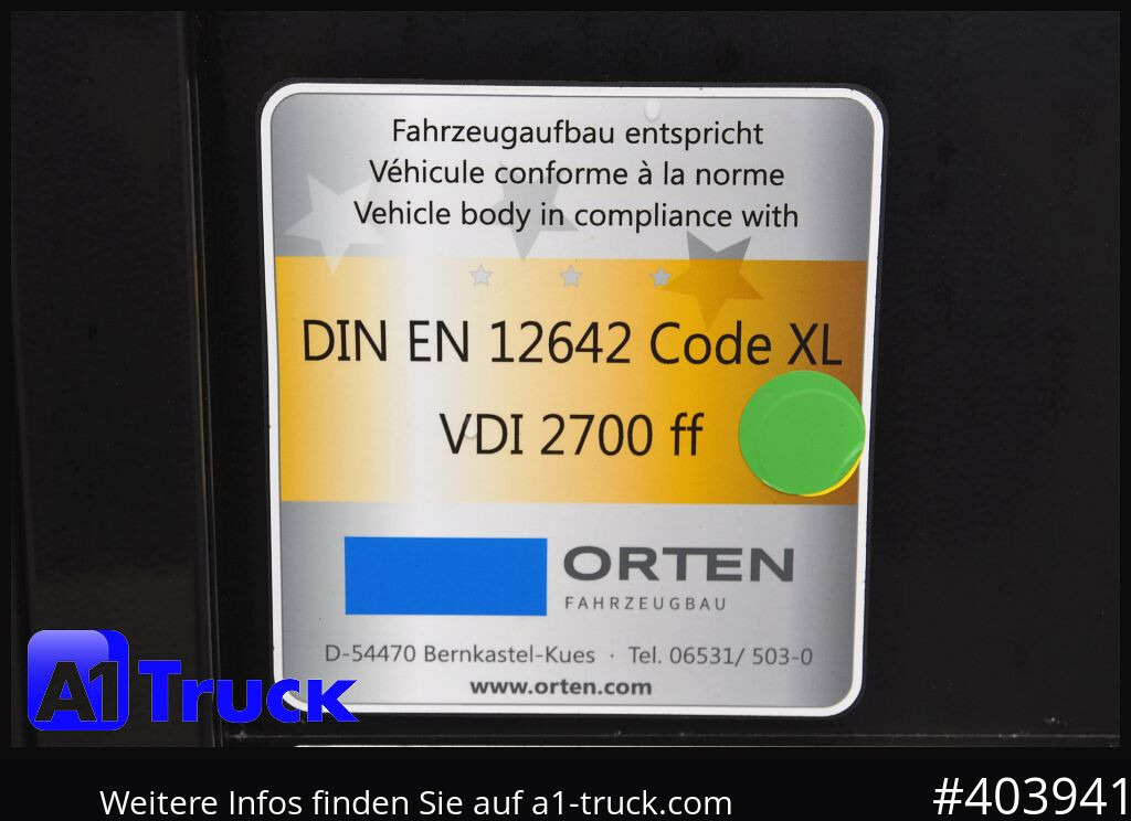 Remorque rideaux coulissants ORTEN AG 18T Getränke Jumbo Stapler, verzinkt,: photos 7 Remorque rideaux coulissants ORTEN AG 18T Getränke Jumbo Stapler, verzinkt,: photos 7