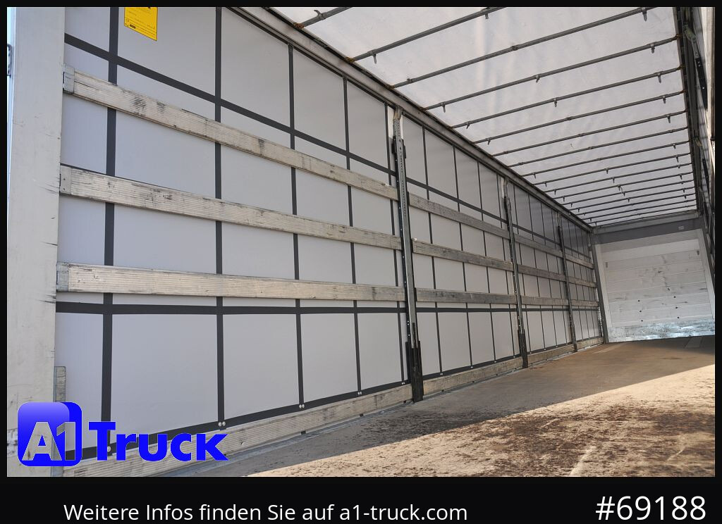 SCHMITZ S01, Tautliner, neue Plane, 1 Vorbesitzer, - Semi-remorque rideaux coulissants: photos 4 SCHMITZ S01, Tautliner, neue Plane, 1 Vorbesitzer, - Semi-remorque rideaux coulissants: photos 4