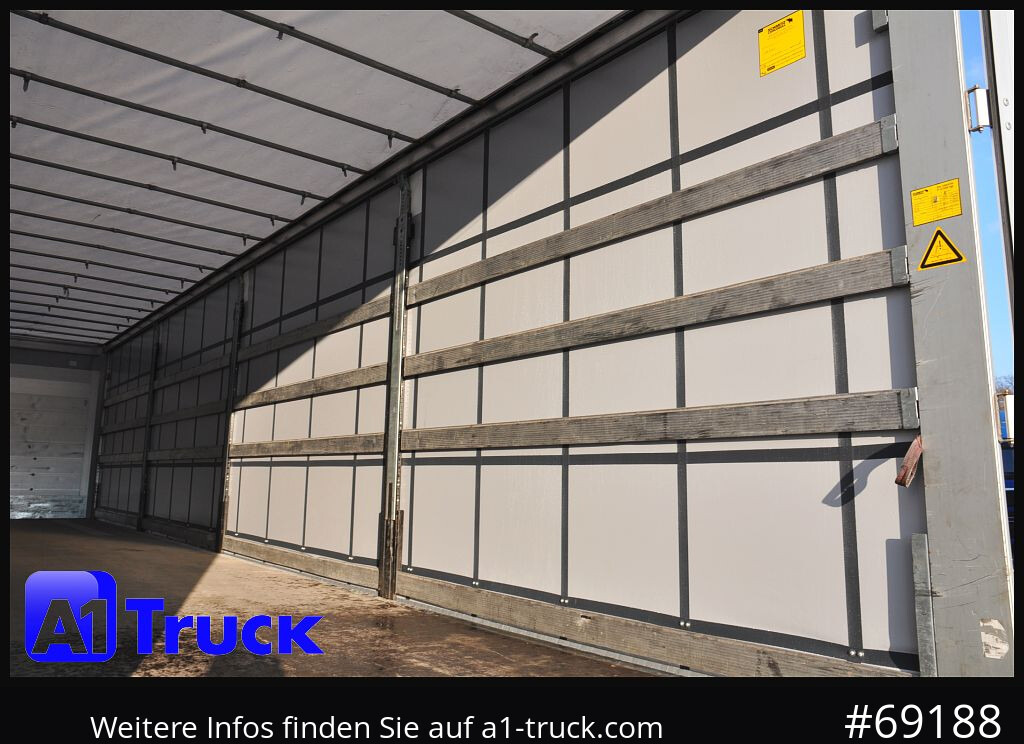 SCHMITZ S01, Tautliner, neue Plane, 1 Vorbesitzer, - Semi-remorque rideaux coulissants: photos 5 SCHMITZ S01, Tautliner, neue Plane, 1 Vorbesitzer, - Semi-remorque rideaux coulissants: photos 5