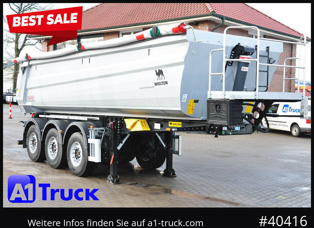 WIELTON Wielton 26m³ Strong Master Stahl - Semi-remorque benne: photos 1 WIELTON Wielton 26m³ Strong Master Stahl - Semi-remorque benne: photos 1