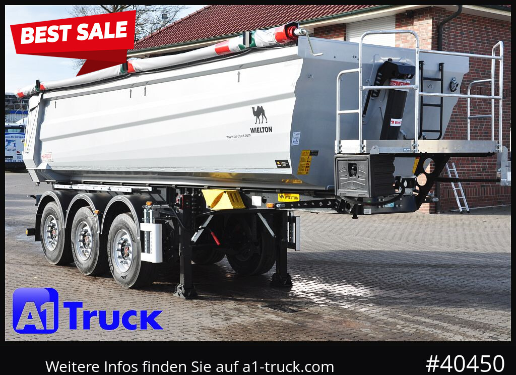 WIELTON Wielton 26m³ Strong Master Stahl - Semi-remorque benne: photos 1 WIELTON Wielton 26m³ Strong Master Stahl - Semi-remorque benne: photos 1