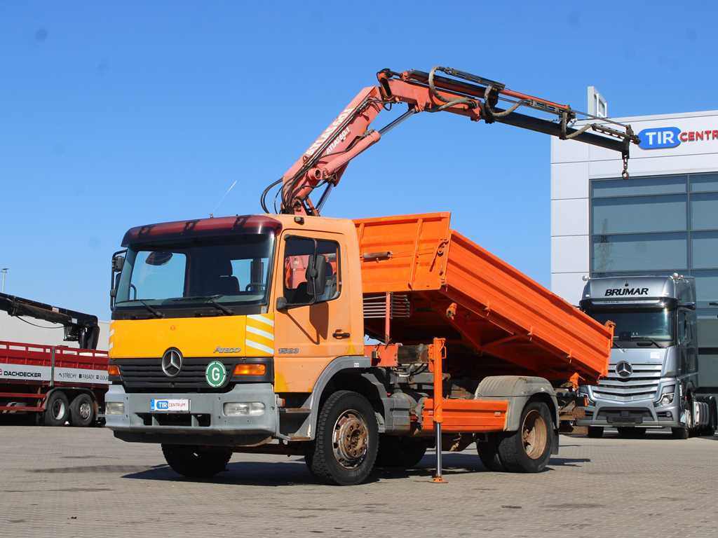 Mercedes-Benz Atego 1523, HYDRAULIC ARM ATLAS 60.1, THREE-SIDED - Autre matériel: photos 1 Mercedes-Benz Atego 1523, HYDRAULIC ARM ATLAS 60.1, THREE-SIDED - Autre matériel: photos 1