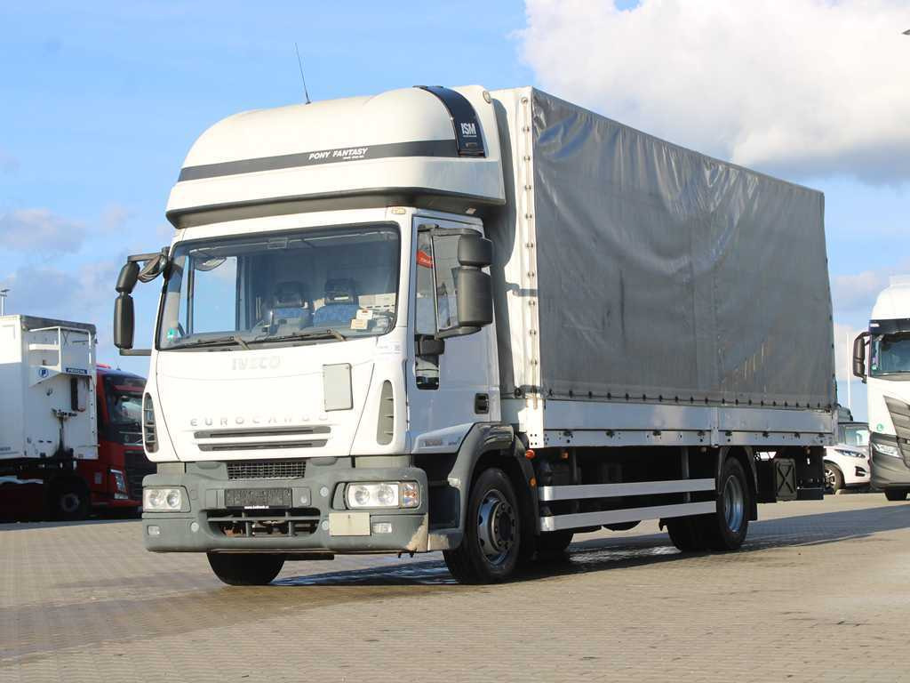 Iveco EUROCARGO 120E25, EURO 5, SIDE BOARD, HYDRAULIC FRONT - Camion à rideaux coulissants: photos 1 Iveco EUROCARGO 120E25, EURO 5, SIDE BOARD, HYDRAULIC FRONT - Camion à rideaux coulissants: photos 1