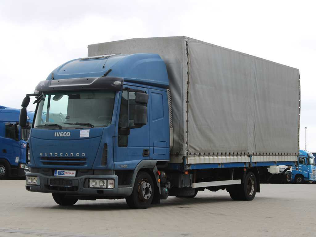 Iveco EUROCARGO 75E18, EURO 4, PNEU 80% - Camion à rideaux coulissants: photos 1 Iveco EUROCARGO 75E18, EURO 4, PNEU 80% - Camion à rideaux coulissants: photos 1