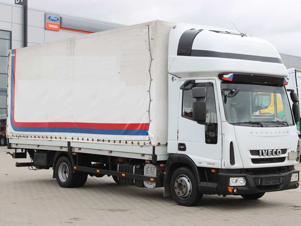 Iveco EUROCARGO 75E18, HYDRAULIC LIFT, SLEEPING CABIN Iveco EUROCARGO 75E18, TAIL LIFT, SLEEPING CABIN - Camion à rideaux coulissants: photos 2 Iveco EUROCARGO 75E18, HYDRAULIC LIFT, SLEEPING CABIN Iveco EUROCARGO 75E18, TAIL LIFT, SLEEPING CABIN - Camion à rideaux coulissants: photos 2