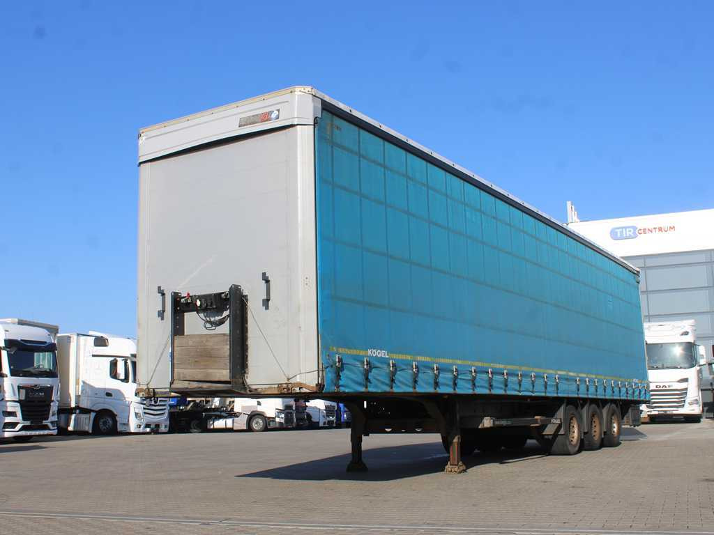 Kögel S 24, LOWDECK, LIFTING AXLE, LIFTING ROOF, MULTILOCK - Semi-remorque rideaux coulissants: photos 1 Kögel S 24, LOWDECK, LIFTING AXLE, LIFTING ROOF, MULTILOCK - Semi-remorque rideaux coulissants: photos 1